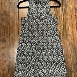 High neck Paisley Dress